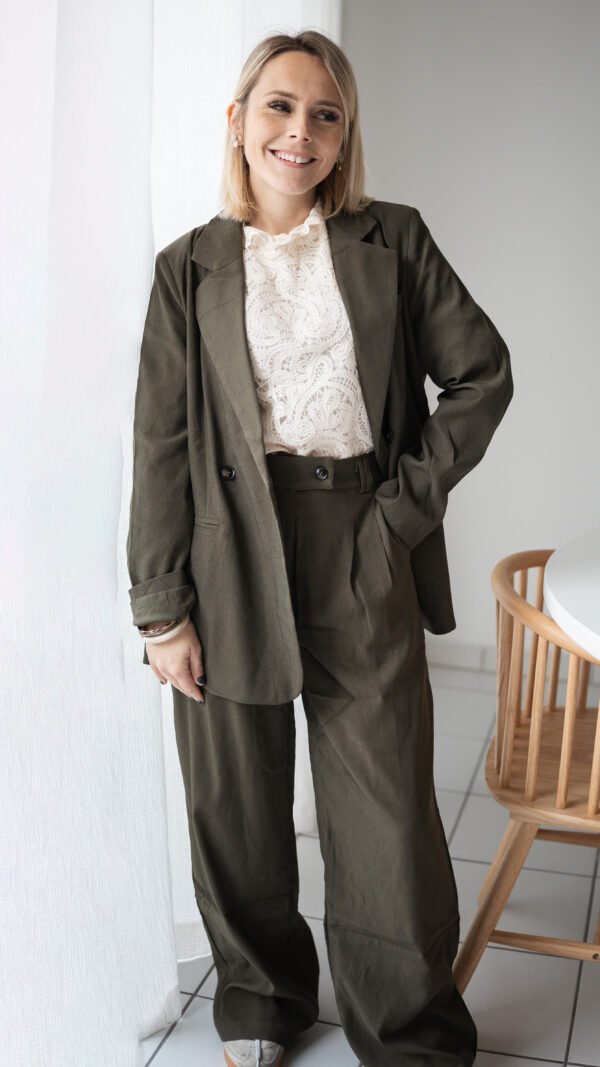 Veste blazer kaki