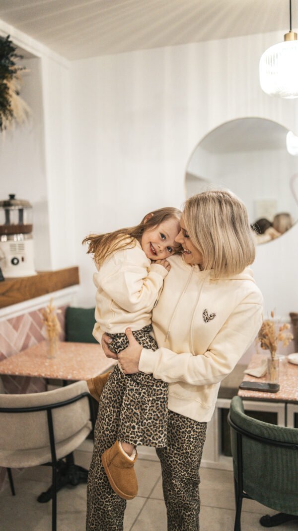 Enfant - Coeur léopard