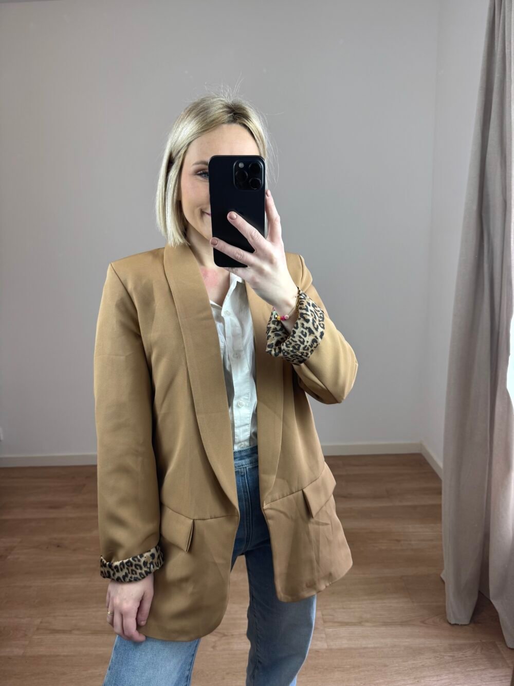 Veste blazer camel