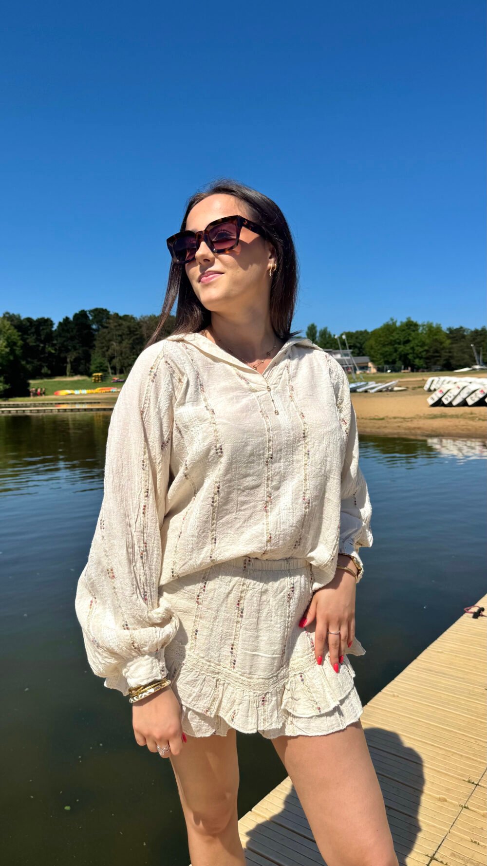 Ensemble beige