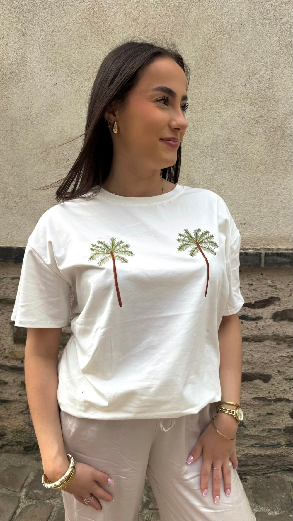 T-shirt Palmier