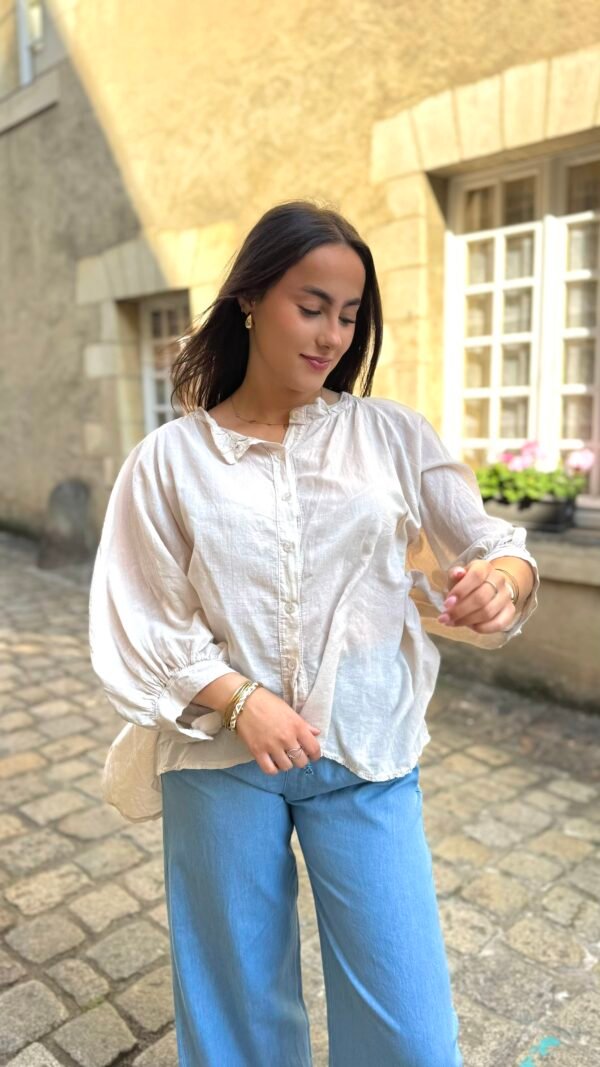 Chemisier beige