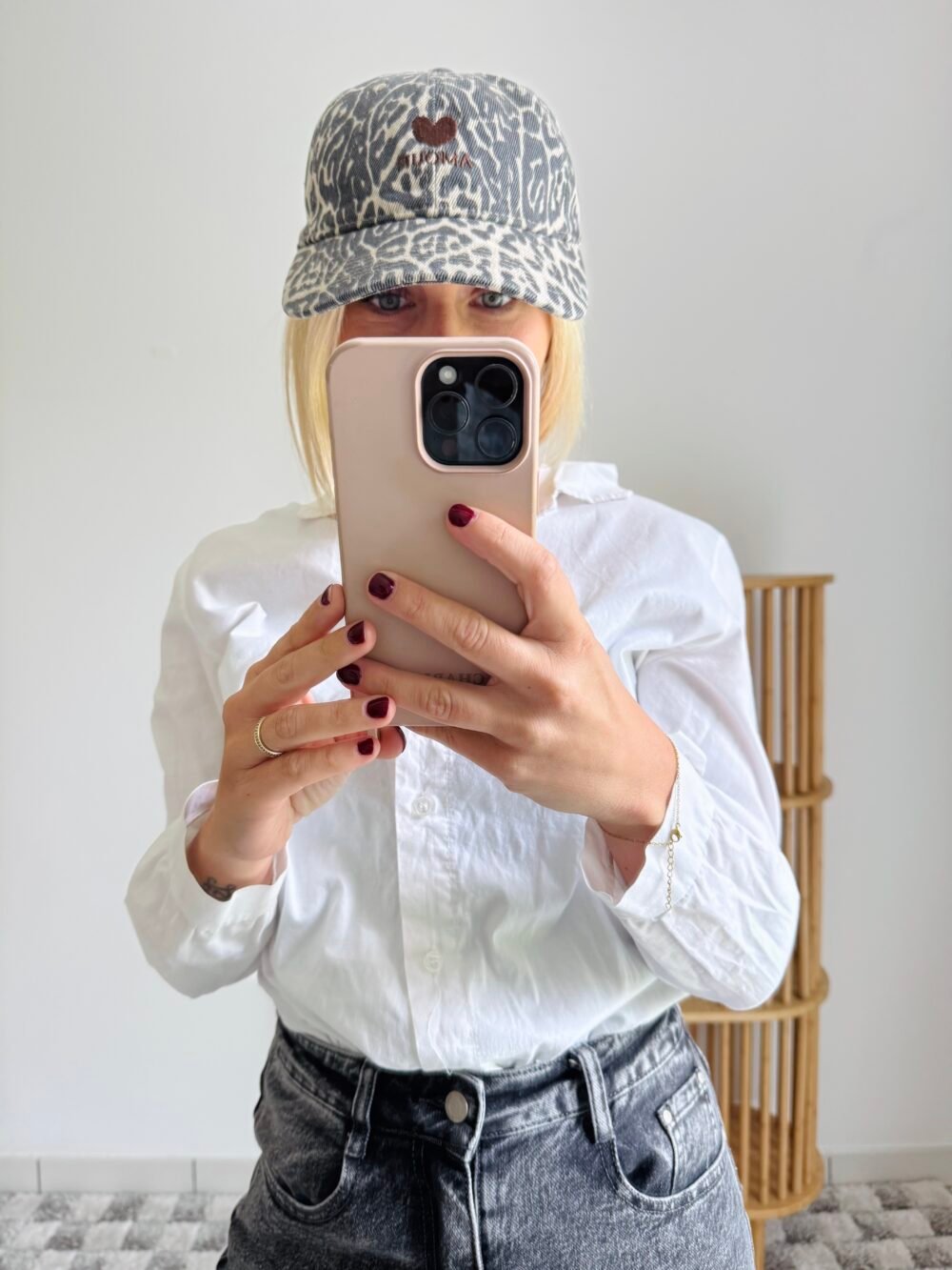 Casquette léopard amour