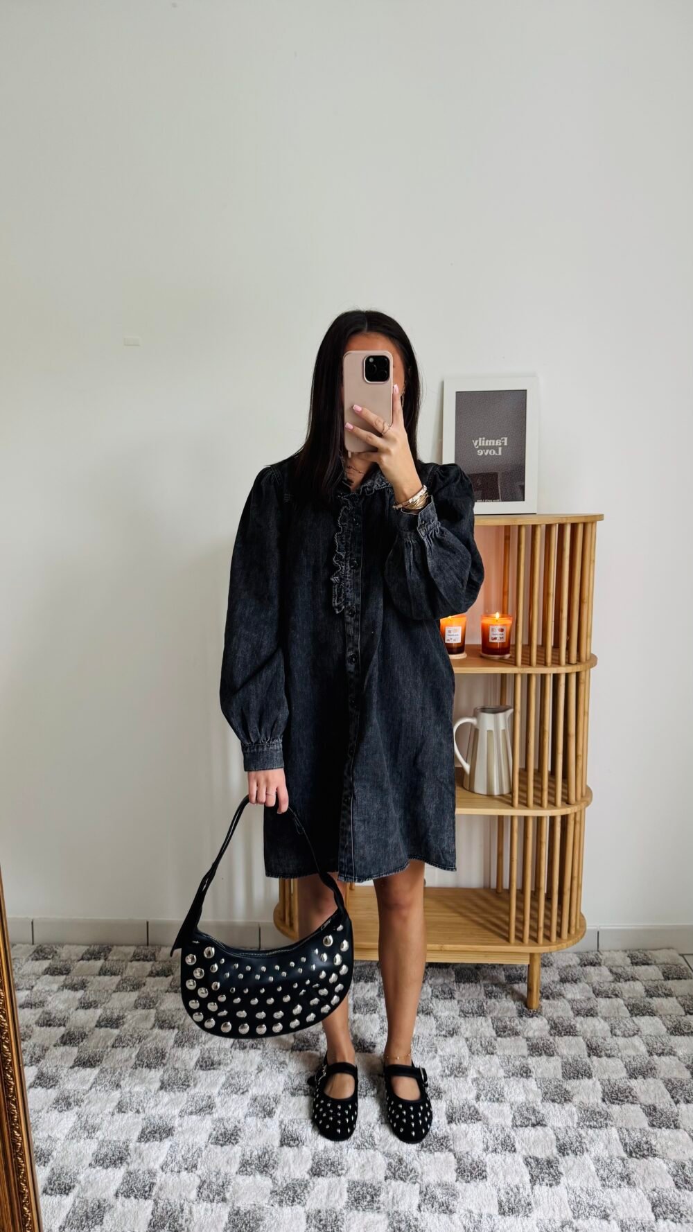 Ballerine noir clouté – Image 2