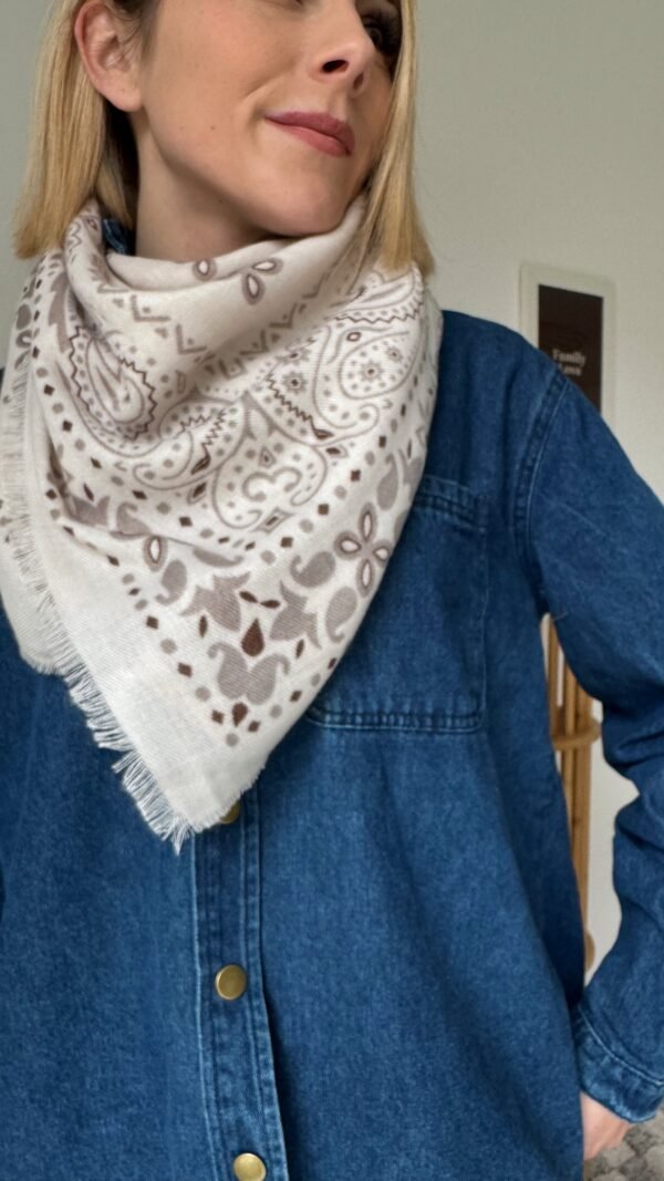 Foulard Beige