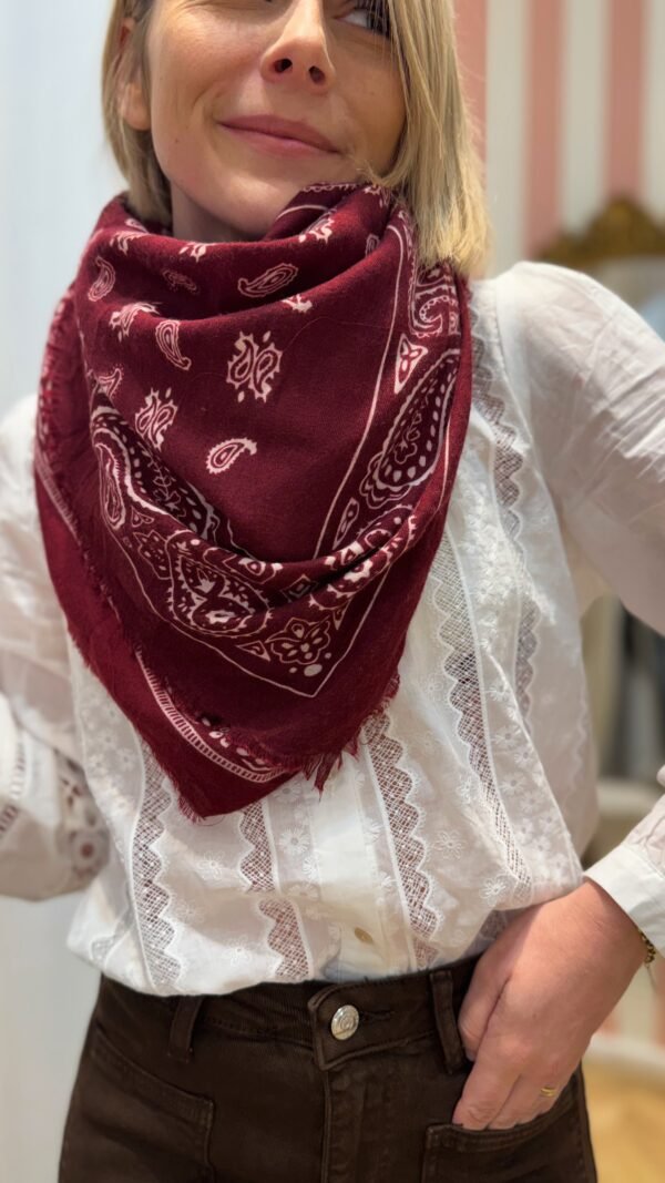 Foulard Bordeaux