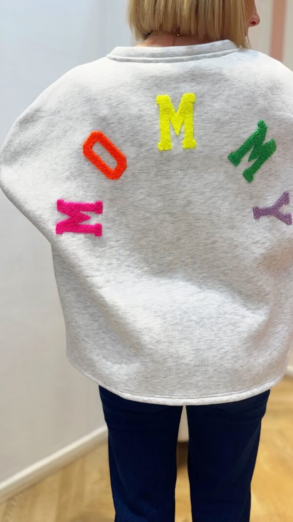 Sweat "mommy" multicolore