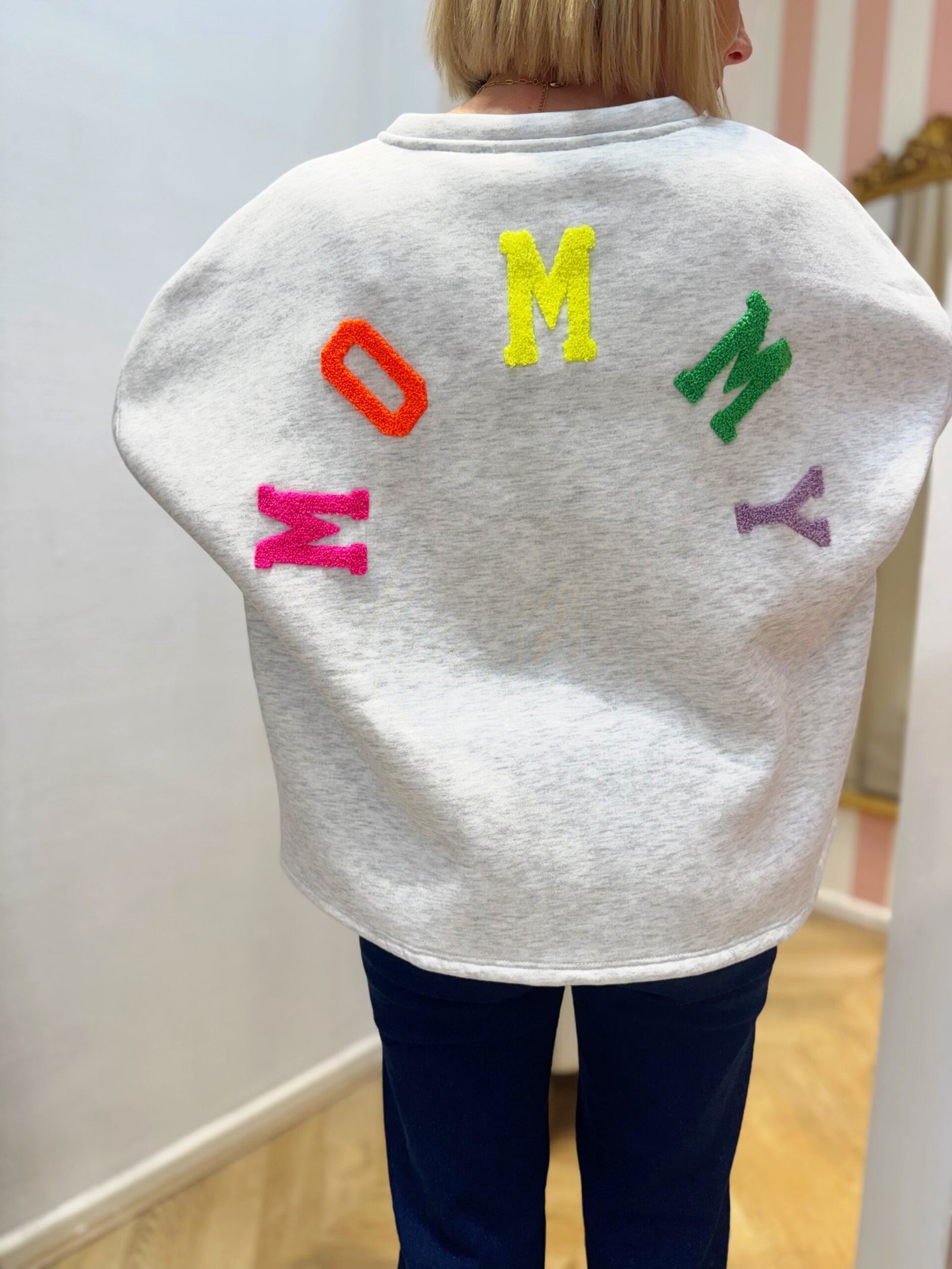 Sweat "mommy" multicolore
