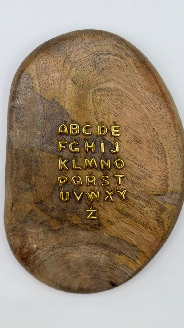 Charms Alphabet bombé
