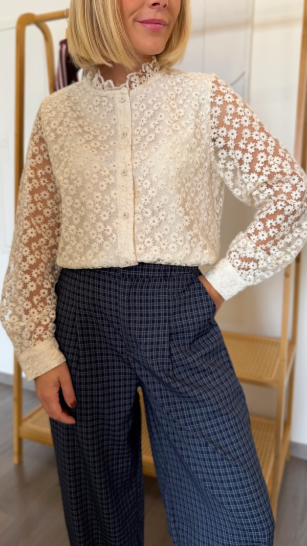 Chemisier broderie