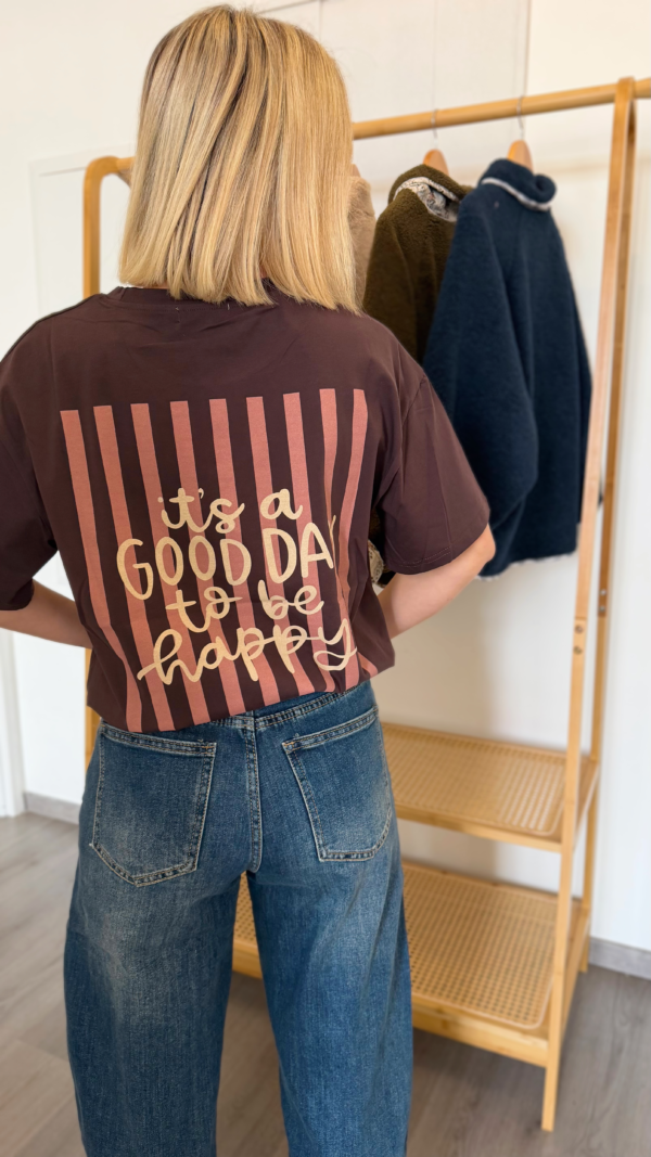 T-shirt marron