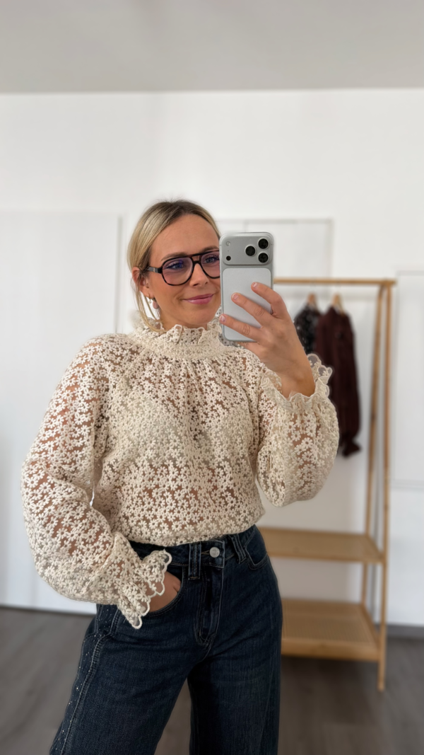 Blouse écru Delphine