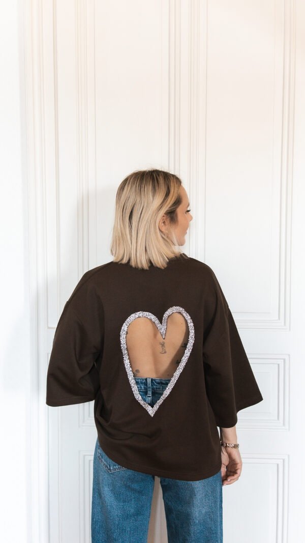 T-shirt Céline marron