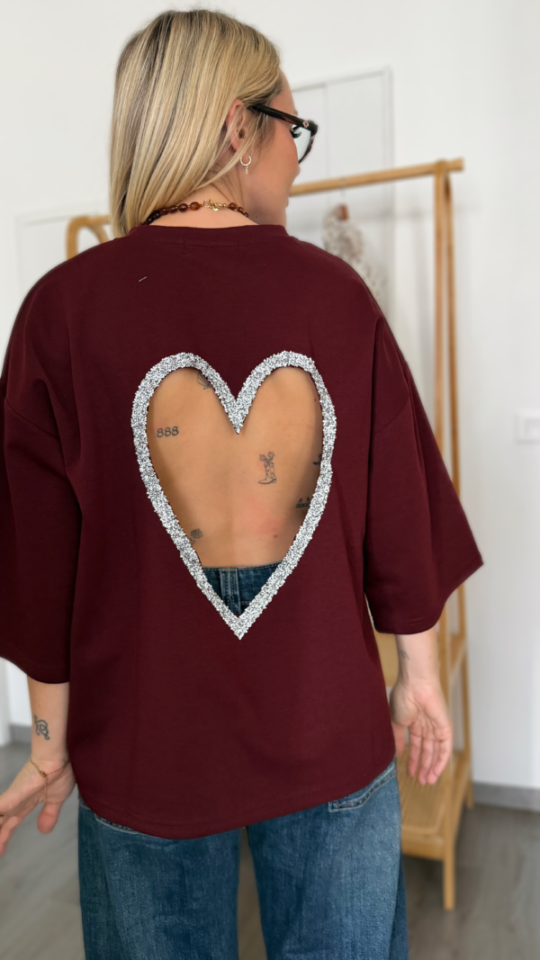 T-shirt Céline bordeaux